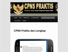 Tablet Screenshot of cpnspraktis.com